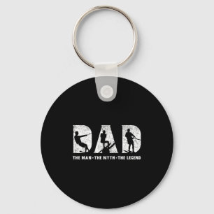 Water skiing dad the man the myth the legend key ring