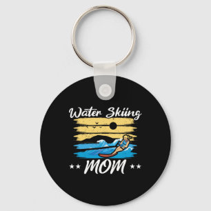 Water Skiing Mom Waterskiing Water Skiing Mothers Key Ring