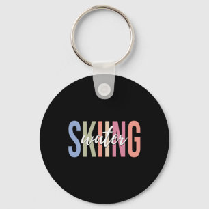 Water Skiing Skier Waterski Water Sports Key Ring