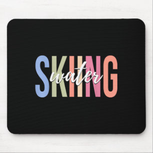 Water skiing skier waterski water sports mouse pad
