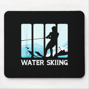 Water skiing vacation summer adventure water mouse pad