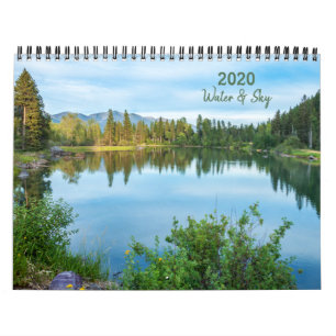 Water & Sky Scenic Photography Calendar