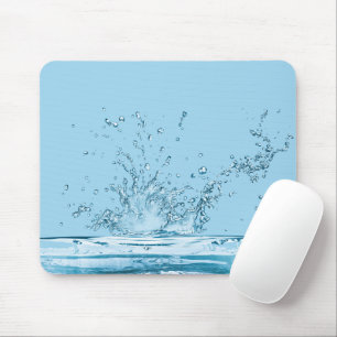 Water Splash Abstract Mouse Pad