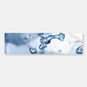 Water Splash Bumper Sticker