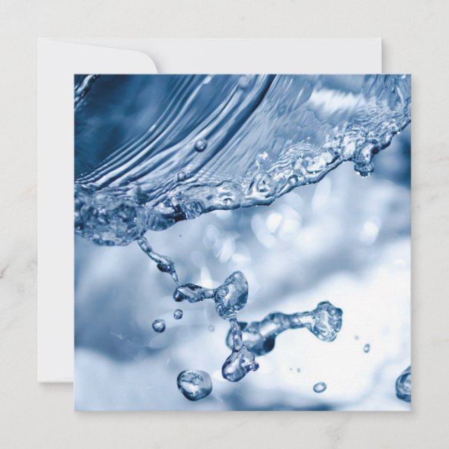 Water Splash Card (Front)