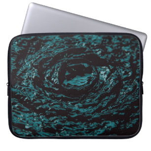 Water splash in close up photography laptop sleeve