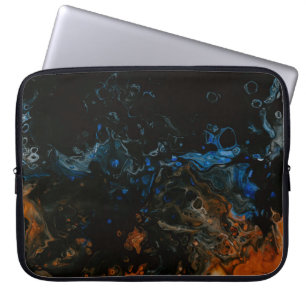 Water splash in close up photography laptop sleeve
