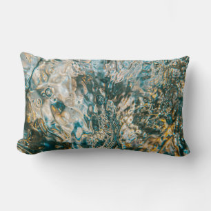 Water splash in close up photography lumbar cushion