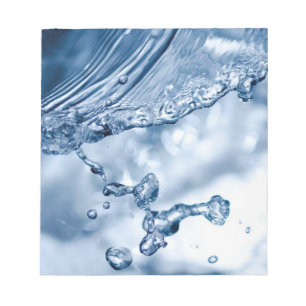 Water Splash Notepad