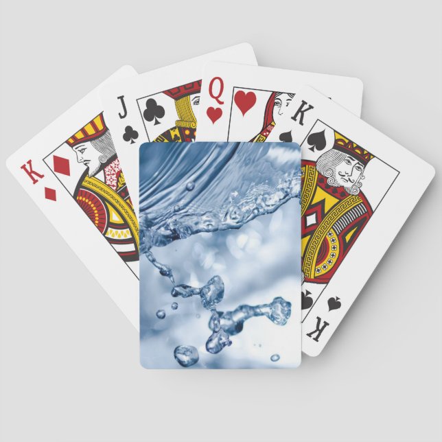 Water Splash Playing Cards (Back)
