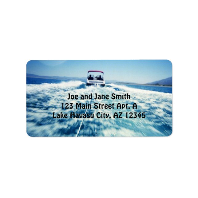 Water Sports Label (Front)