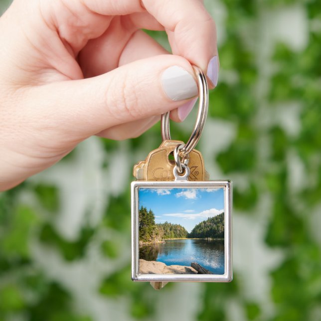 Water | Spruce Lake Quebec, Canada Key Ring (Hand)
