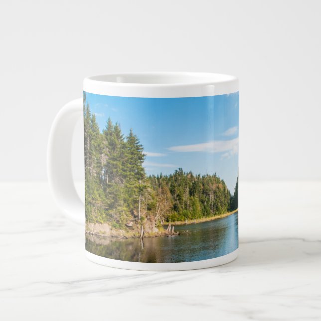 Water | Spruce Lake Quebec, Canada Large Coffee Mug (Front Left)