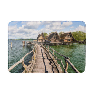 Water Stilt Houses Over the Water Bath Mat