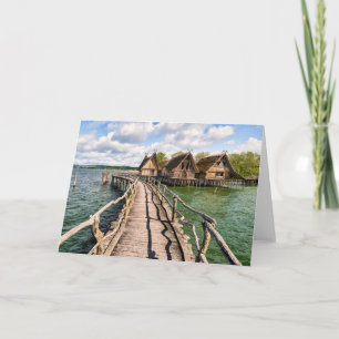 Water   Stilt Houses Over the Water Card