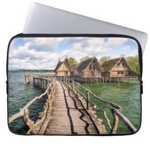 Water Stilt Houses Over the Water Laptop Sleeve
