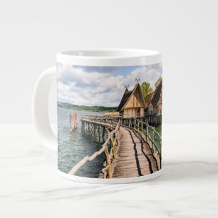 Water   Stilt Houses Over the Water Large Coffee Mug