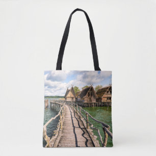 Water Stilt Houses Over the Water Tote Bag