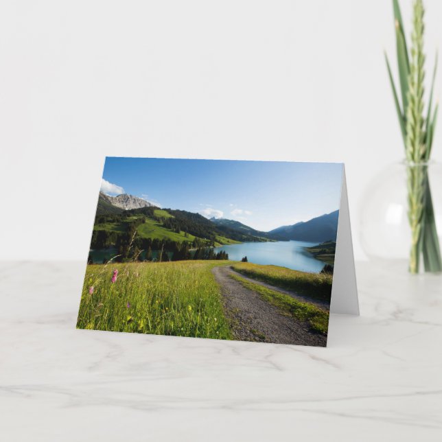 Water | Swiss Alps Footpath Card (Front)
