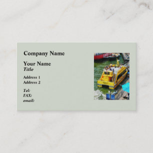 Water Taxi at South Street Seaport NY Business Card
