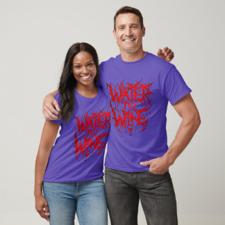 Water To Wine Band Logo T-Shirt Purple