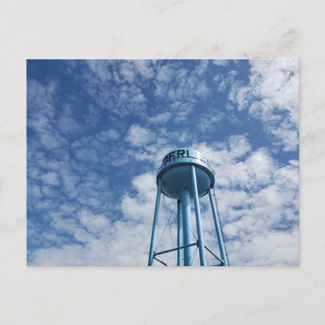 Water Tower, Berlin, Ohio Postcard (Front)