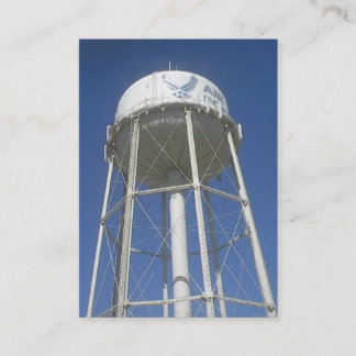 water tower business card
