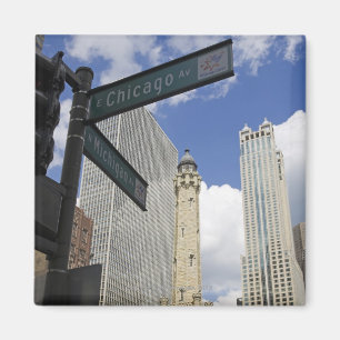 Water Tower, Chicago, Illinois, USA Magnet