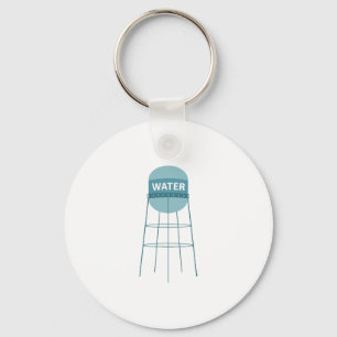 Water Tower Key Ring