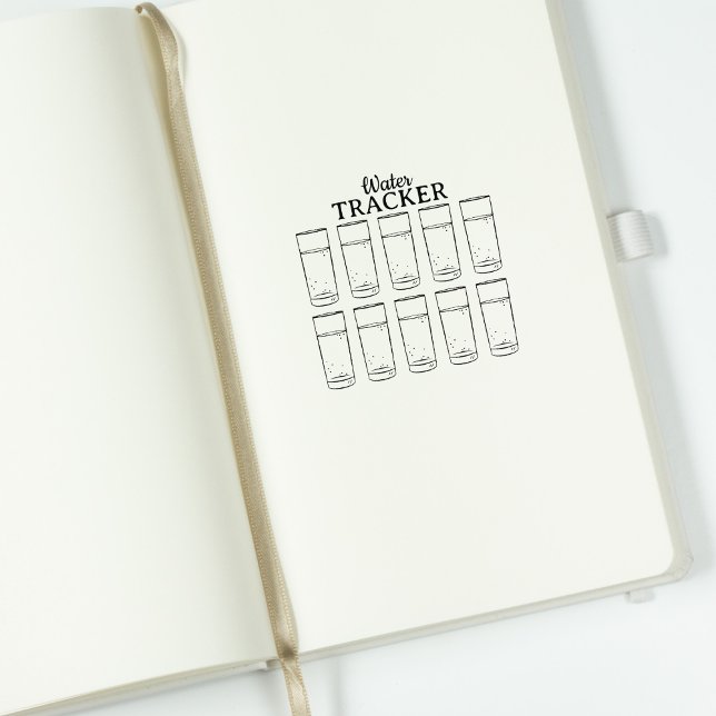Water Tracker, Journal  Rubber Stamp (Creator Uploaded)