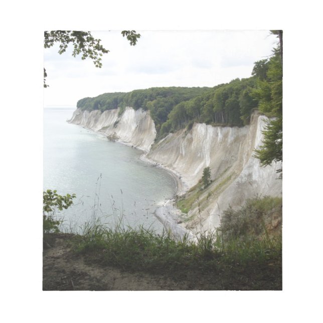 Water Trees Nature Cliffs Peace Love Destiny Notepad (Front)