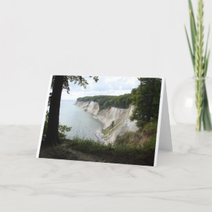 Water Trees Nature Cliffs Peace Love Destiny Thank You Card