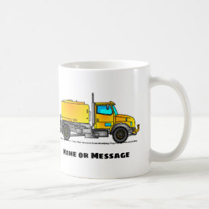 Water Truck Mug, Water Tanker Construction Gift Coffee Mug