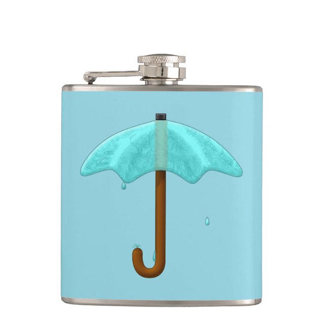 Water Umbrella -  Hip Flask (Front)