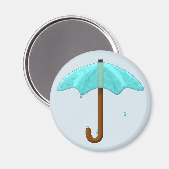 Water Umbrella Magnet (Front/Back)