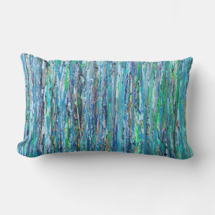 Water Under the Bridge Outdoor Lumbar Throw Pillow