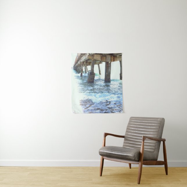  "WATER UNDER THE BRIDGE" TAPESTRY (50" x 60")  (In Situ)