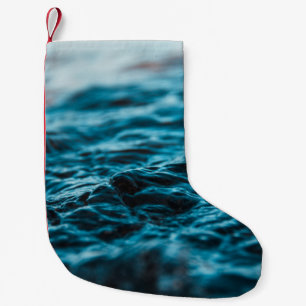 WATER WAVE IN CLOSE UP PHOTOGRAPHY SMALL CHRISTMAS STOCKING
