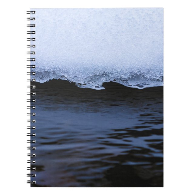 WATER WAVES ON THE SHORE NOTEBOOK (Front)