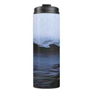 WATER WAVES ON THE SHORE THERMAL TUMBLER