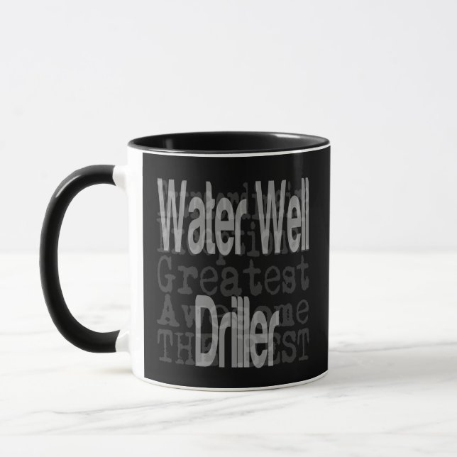 Water Well Driller Extraordinaire Mug (Left)