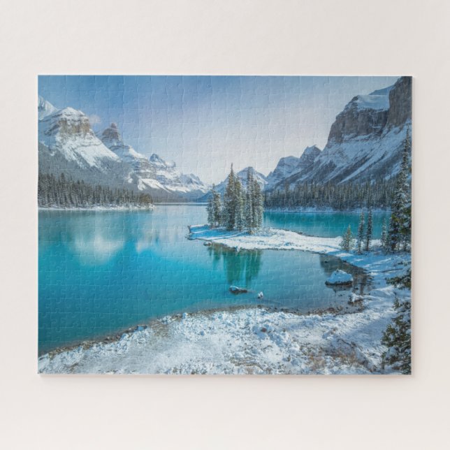 Water | Winter Jasper National Park, Canada Jigsaw Puzzle (Horizontal)