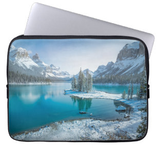 Water Winter Jasper National Park, Canada Laptop Sleeve