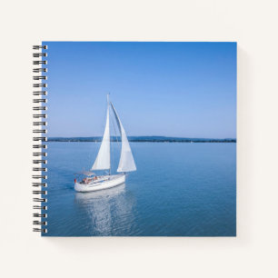 Water Yacht at Lake Balaton Lake Hungary Notebook