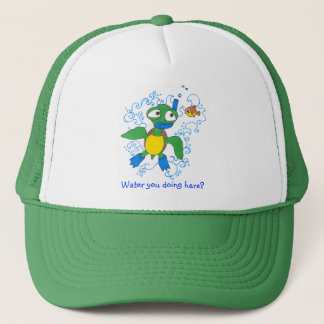 Water you doing here? trucker hat