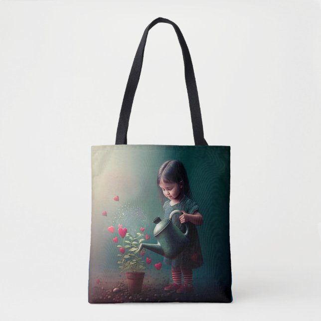 Water Your Love Tote Bag (Front)