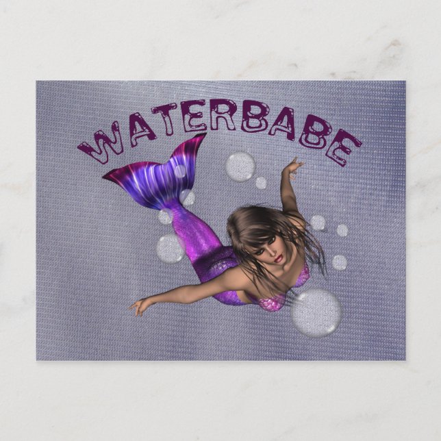 Waterbabe Postcard (Front)