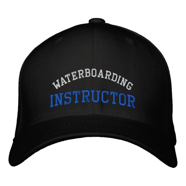 Waterboarding Instructor Embroidered Hat (Front)