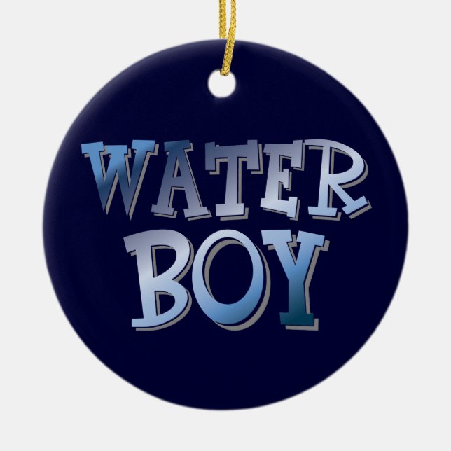 WaterBoy Ceramic Tree Decoration (Front)
