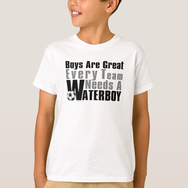 Waterboy Soccer Tees and Sweatshirts (Front)